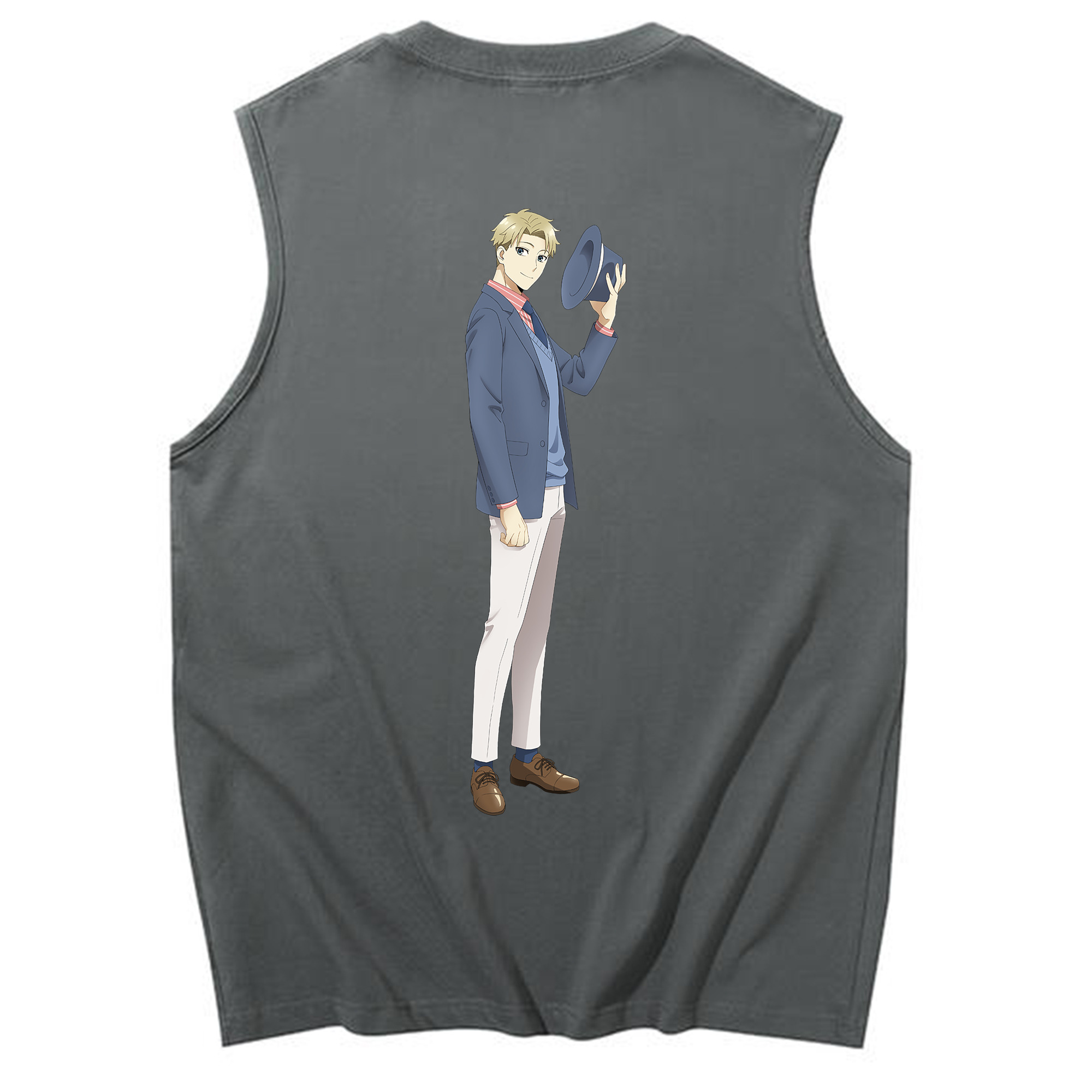 （画像用） SPY×FAMILY间谍家家酒 コットン100％タンクトップ（背面プリント）